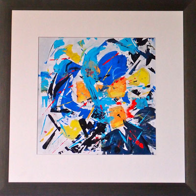 "Farbkomposition II", 2013, 40x 40 cm