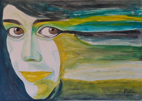 "Nadine", 2013, 50x 70x 4 cm