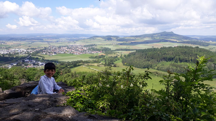 Die Aussicht war fantastisch