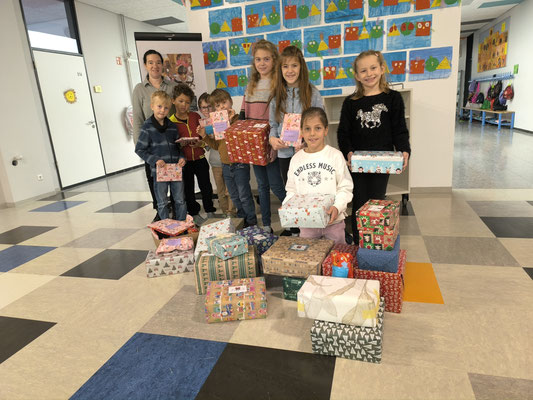 Immer mehr Kinder brachten Päckchen