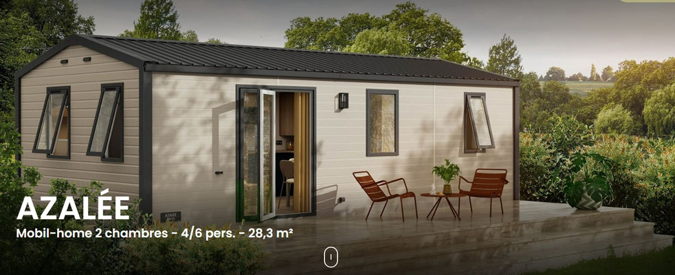 Vente mobilhome neuf camping Fort-Mahon Quend Baie de Somme