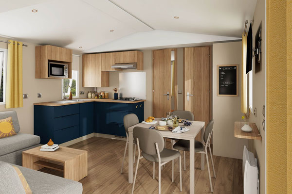 Vente mobilhome neuf camping Fort-Mahon Quend Baie de Somme