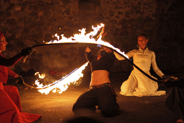 spectacle de feu