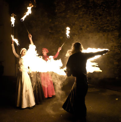 spectacle de feu