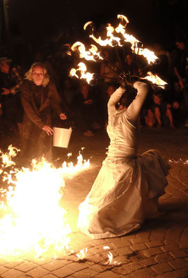 spectacle de feu