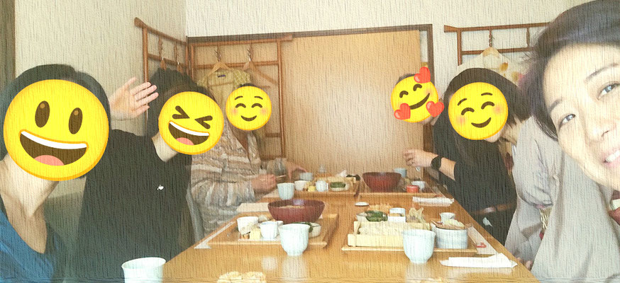 総勢6名で個室貸切ランチ!