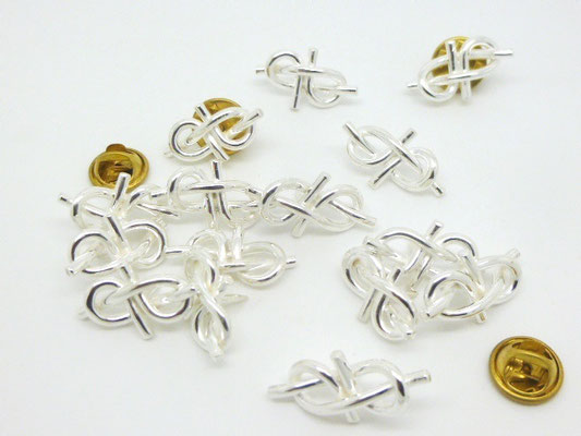 Sterling Silver Infinity Pins