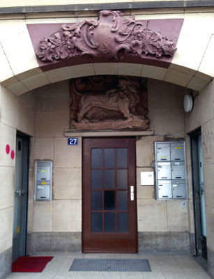 Hier stand das Gasthaus zum Goldenen Löwen