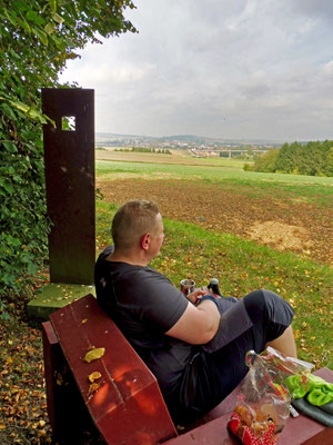 19 Eine letzte Pause vor unserem Etappenziel Ostheim (Nidderau) 