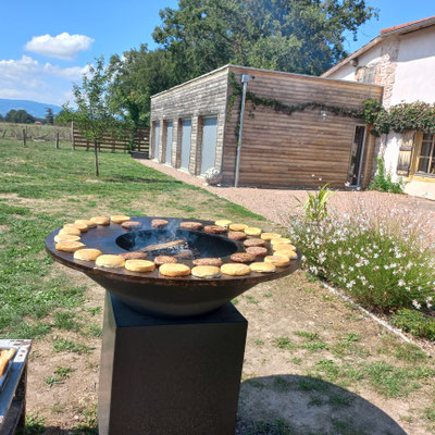 Gîte de groupe 14 personnes avec piscine et spa dans la Loire