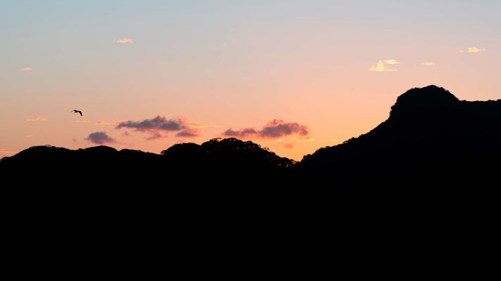 Coucher de soleil à Rancho Humo