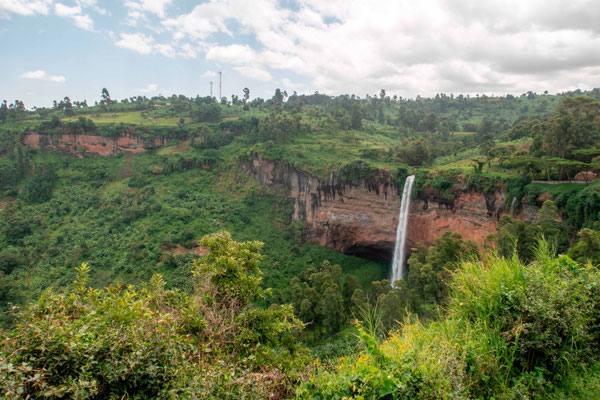 Sipi Falls dans la région du Mont Elgon