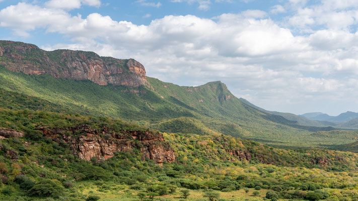 Montagne sauvage en bordure du Kenya