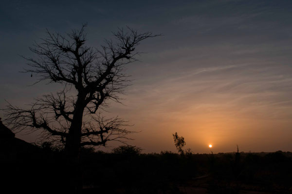 Coucher de soleil sur la Somone