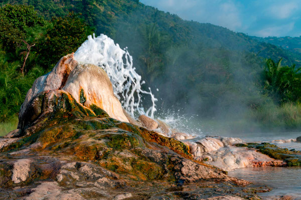 Les sources d'eau chaude de Semuliki