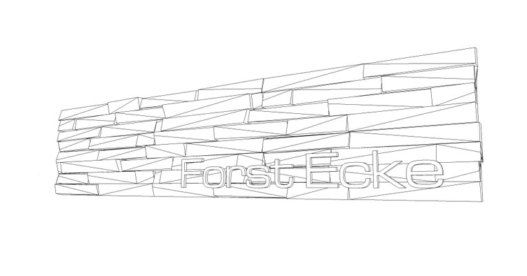 Echtholz Multilayerschild mit gefrästen Buchstaben