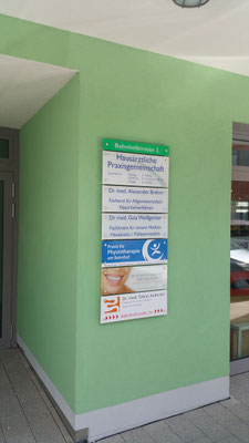 Firmanschild Acryl Plexiglas Schild StyleWerk Werbetechnik 