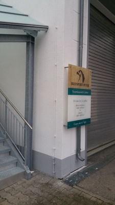 Firmanschild Acryl Plexiglas Schild StyleWerk Werbetechnik 