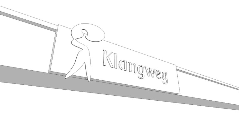 Signbox gekantetes Dibond Schild 3D Schild Werbekasten StyleWerk Werbetechnik 