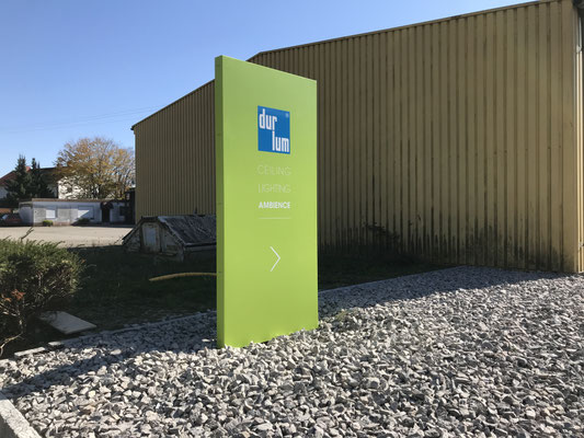 Pylon "Stylolith B" Größe M Werbepylon beleuchtet unbeleuchtet StyleWerk Werbetechnik