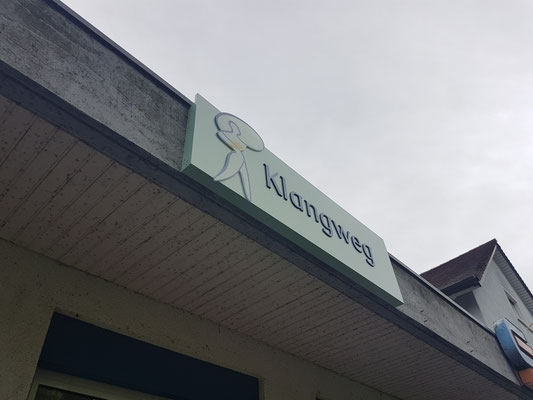 Signbox gekantetes Dibond Schild 3D Schild Werbekasten StyleWerk Werbetechnik 