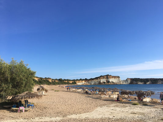 Gerakas "Schildkröten" Strand im Süden der Insel