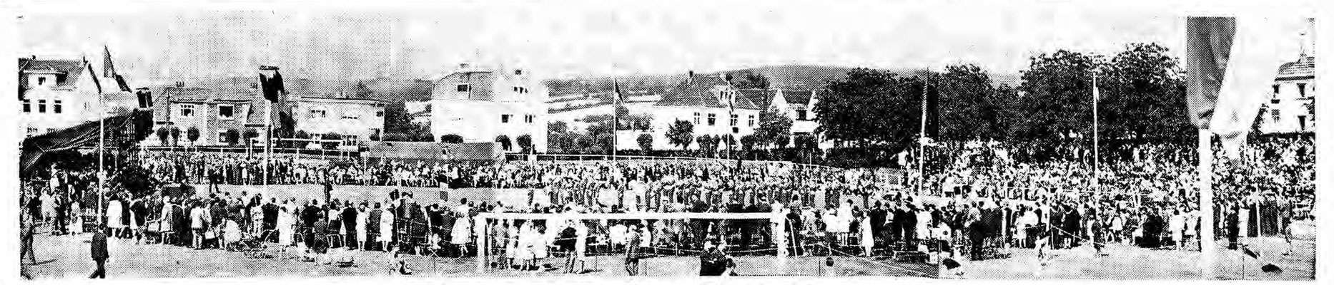 27.06.1965 anlässlich des 80 Jahre Kgl. Militärsport-Institut: Glanzvolles Sportfest vor mehr als 2000 begeisterten Zuschauern