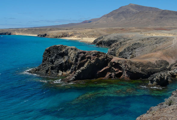 Playas de Papagayo, Blick von der Punta de Papagayo nach N