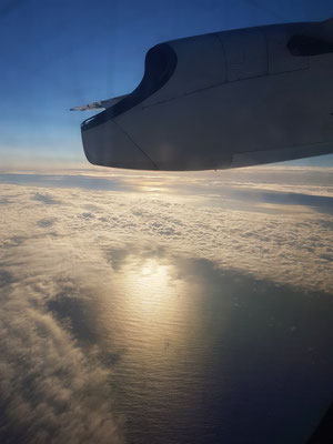 Weiterflug mit einer Bombardier Q 400 der Sata Air Açores nach Terceira (19:10 – 19:50)