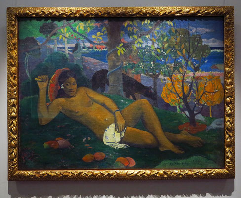 Paul Gauguin (1848 - 1903): "Die Königin, die Frau des Königs" (Te Arii Fahine), 1896