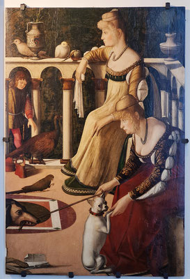 Vittore Carpaccio: Zwei venezianische Damen (Kurtisanen), ca. 1495