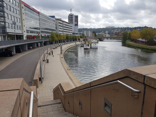 Berliner Promenade am Saarufer