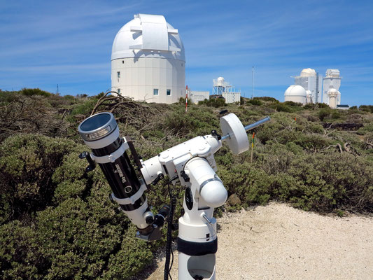 Tragbares Sonnenteleskop zur Betrachtung der Sonnenprotuberanzen