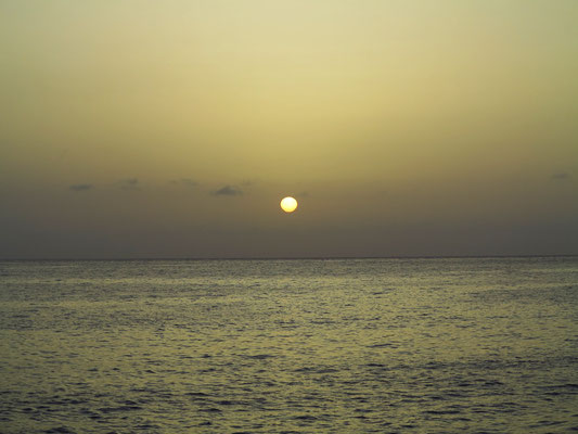 Sonnenuntergang am Strand von La Puntilla