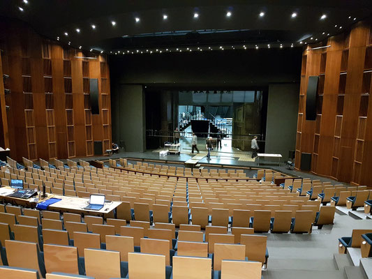 Grand Théâtre de la Ville de Luxembourg, Großer Saal, Blick zur Bühne