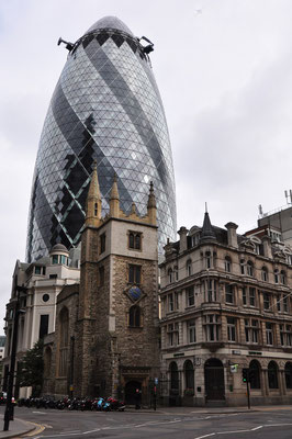 30 St Mary Axe, im Vordergrund St Andrew Undershaft Church 4,9 (49)