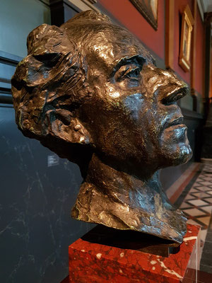 Auguste Rodin (1840-1917): Gustav Mahler, 1900, Bronze