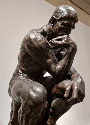 AUGUSTE RODIN  Der Denker, AUGUSTE RODINrter Gips, 1880-1904