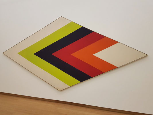 Kenneth Noland: Trans West 1965, Acryl auf Leinwand