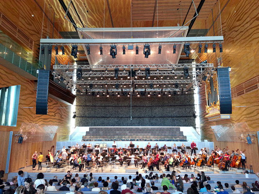 Casa da Música, Großer Saal, kurz vor der Aufführung der 9. Sinfonie von Gustav Mahler