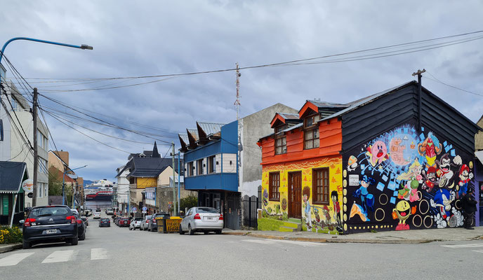 Straßenbild von Ushuaia