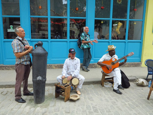 Straßenmusiker auf der Calle Obispo