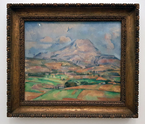 Paul Cézanne: La Montagne Sainte-Victoire, Öl auf Leinwand, ca. 1888