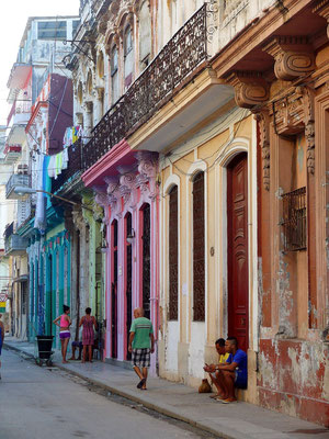 Typische Straße im Centro Habana