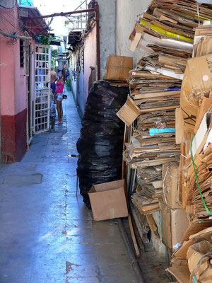 Wohngasse im Centro Habana