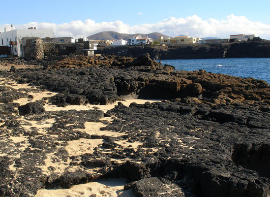 El Cotillo, Blick von La Puntilla auf den Ort