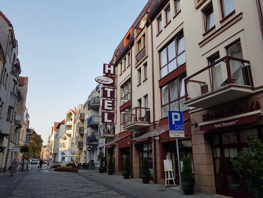 Straße Monte Cassino mit meinem Hotel Ottaviano