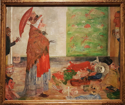 James Ensor: Das Erstaunen der Maske Wouse, 1889