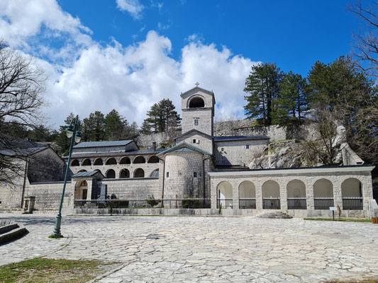 Kloster von Cetinje, christlich-orthodoxes Kloster mit heiligen Reliquien, erbaut 1704 auf mittelalterlichen Ruinen