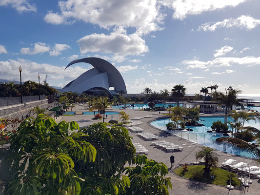 Santa Cruz de Tenerife. Auditorio und Parque Marítimo César Manrique